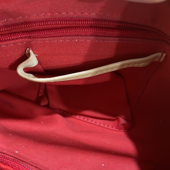 Dooney & Bourke yellow striped leather barrel satchel bag - Picture 14 of 16